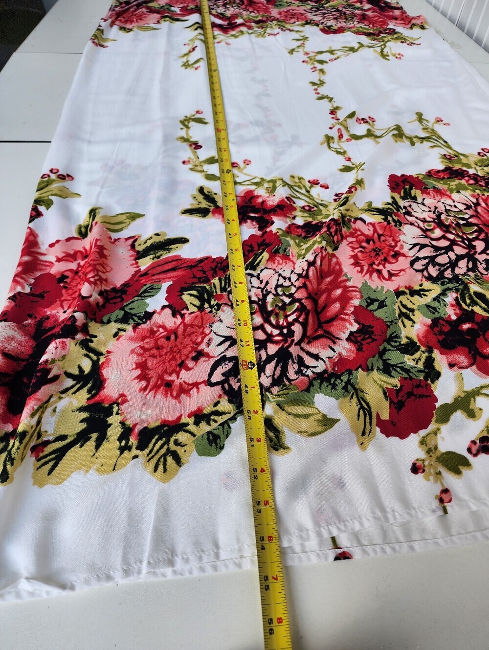 NWT Seven Islands Light Flowy Boho Summer Maxi Dress Floral Swim Cover Up L / XL - Picture 12 of 13